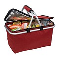 Shopping basket with cooling function