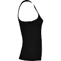 Shura womens sports vest, black, size S