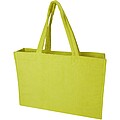 Siam GRS recycled terry beach tote bag 13L, lime