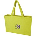 Siam GRS recycled terry beach tote bag 13L, lime
