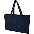 Siam GRS recycled terry beach tote bag 13L, navy