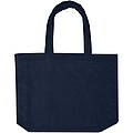 Siam GRS recycled terry beach tote bag 13L, navy