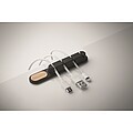 Silicone cable organiser, black