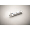 Silicone cable organiser, white