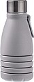 Silicone foldable drinking bottle 550 ml Erin, grey