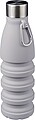 Silicone foldable drinking bottle 550 ml Erin, grey