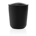 Simplistic antimicrobial coffee tumbler, black