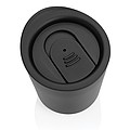 Simplistic antimicrobial coffee tumbler, black
