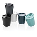 Simplistic antimicrobial coffee tumbler, black