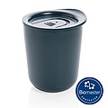 Simplistic antimicrobial coffee tumbler, blue