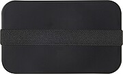 Single layer lunch box, black