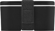Single layer lunch box, black