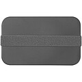 Single layer lunch box, grey