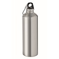 Single wall bottle 1000ml, matt silver