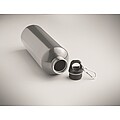 Single wall bottle 1000ml, matt silver