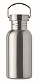 Single wall bottle 500 ml, matt silver
