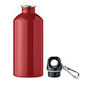 Single wall bottle 500ml, red