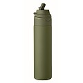 Single wall bottle 650 ml, dark green