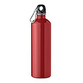 Single wall bottle 750ml, red