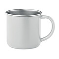 Single wall recycled stainless steel mug