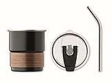 Single wall tumbler 260 ml, black