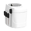 SKROSS Pro 3-Pole World Travel Adapter, white