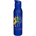 Sky 650 ml RCS recycled single wall stainless steel water bottle, blue