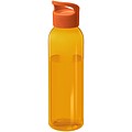 Sky bottle, transparent orange