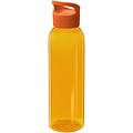 Sky bottle, transparent orange