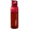 Sky bottle, transparent red