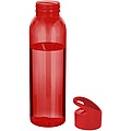 Sky bottle, transparent red