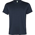 Slam short sleeve mens sports t-shirt, navy blue, size M