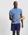 Slam short sleeve mens sports t-shirt, zen blue, size S