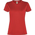 Slam short sleeve womens sports t-shirt, red, size M