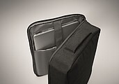 Slim 15 inch laptop backpack in 300D RPET