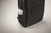 Slim backpack in 600D RPET polyester and 210D lining