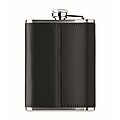 Slim hip flask 200 ml, black