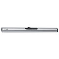 Slim long metal electronic lighter, grey