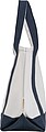 Small carrier bag made from recycled cotton, beige