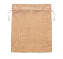 Small jute gift bag 14 x 22 cm