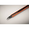 Small retractable knife, orange
