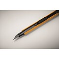 Small retractable knife, yellow