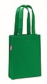 Small RPET felt gift bag, green