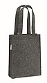 Small RPET felt gift bag, stone grey