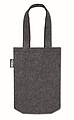 Small RPET felt gift bag, stone grey