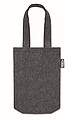 Small RPET felt gift bag, stone grey