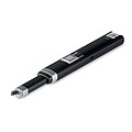 Small USB rechargeable ignitor lighter with single arc flame. Li-Ion 220 mAh battery.