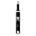 Small USB rechargeable ignitor lighter with single arc flame. Li-Ion 220 mAh battery.