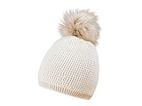 Smart fur winter hat, natural