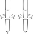 Smile hands ball pen